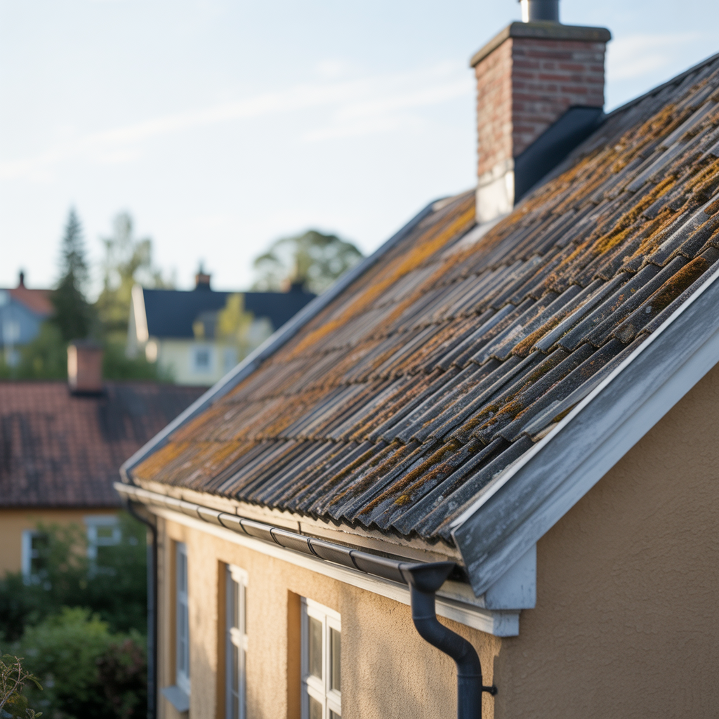 .Sa kontrollerar du takets skick infor huskop