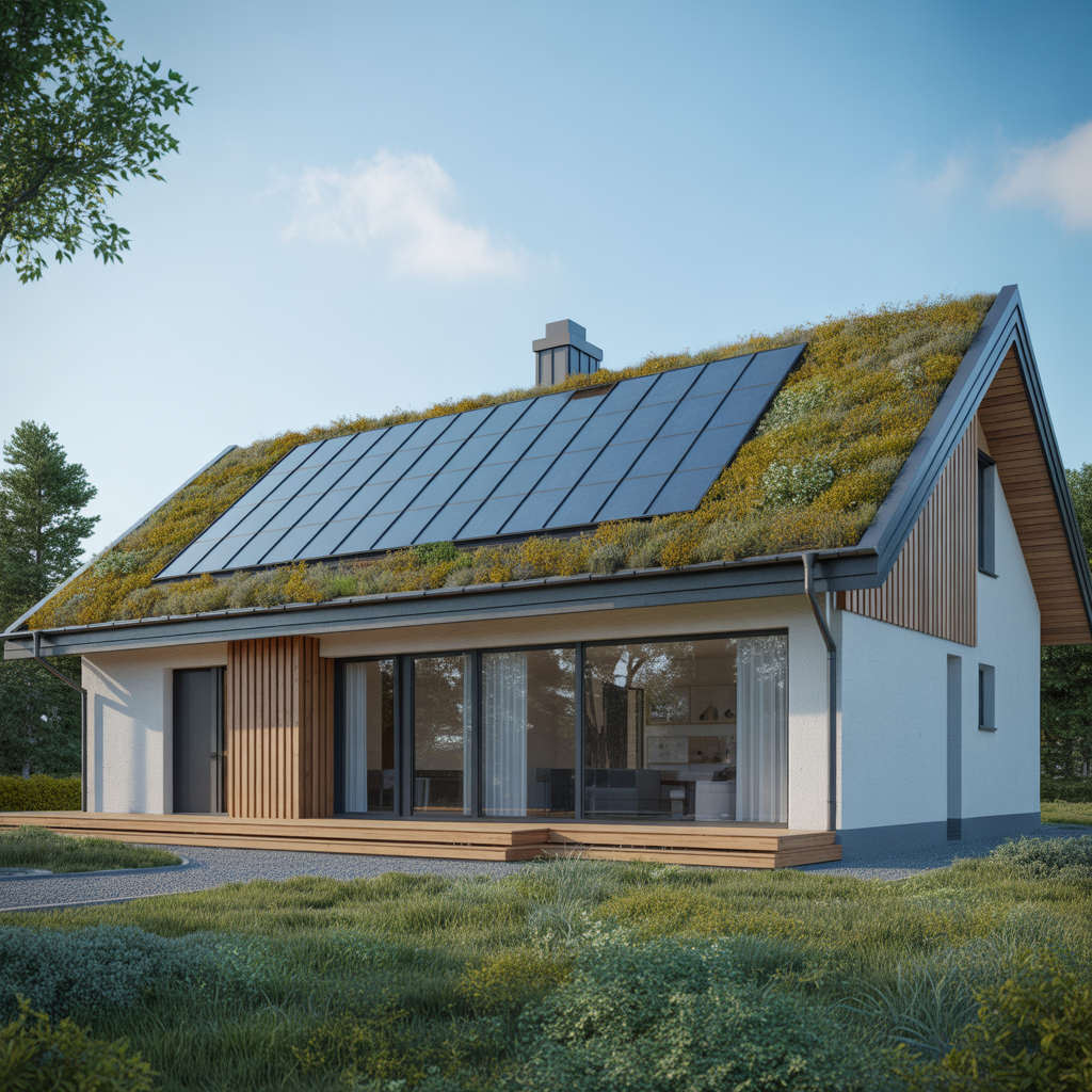 .Innovativa taklosningar for moderna hus