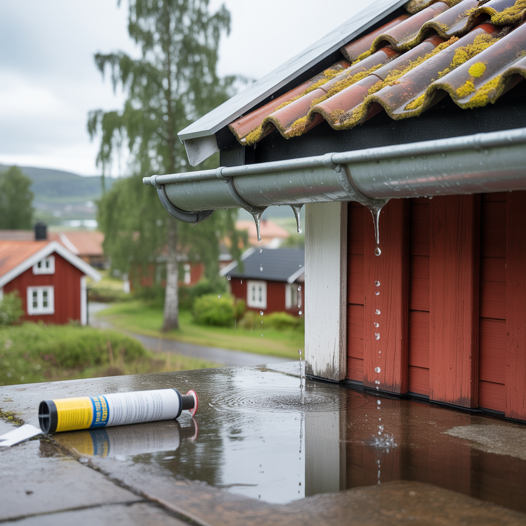 takavvattning och hangrannor felsokning vid lackage
