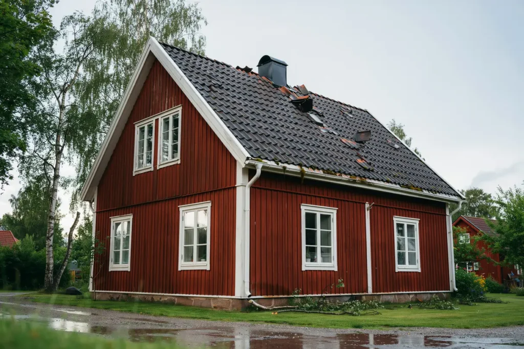 semestertomt hus i juli s skyddar du taket mot sommarstormar och ov ntade skador