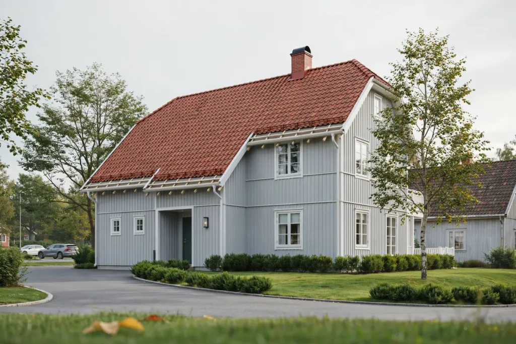 byte av l kt och takpannor p villa i hisingen